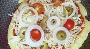 Pizza fit de frigideira: a solução caseira, leve e saborosa, que fica pronta em poucos minutos