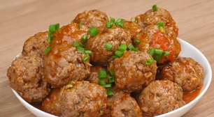 Almôndegas sem fritar: veja como preparar essa opção saborosa, suculenta e muito saudável