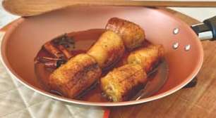 Banana caramelizada com 3 ingredientes fácil e rápida