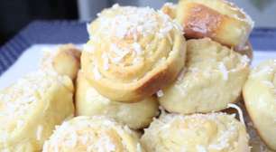 Rosquinha de coco, que fica saborosa e macia, para desmanchar na boca e você se apaixonar