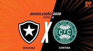 Botafogo x Coritiba, AO VIVO, com a Voz do Esporte, às 14h30