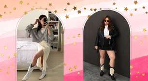 Bota cowboy: item com vibe country é tendência para looks estilosos