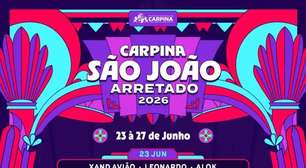 São João de Carpina 2026: Confira a programação completa com Alok, Gusttavo Lima e Wesley Safadão