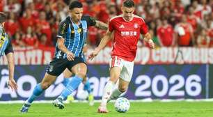 Em jogo morno, Inter e Grêmio empatam sem gols no Beira-Rio
