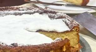 Torta de ricota doce italiana: cremosa e derrete na boca