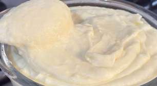 Purê de batata, um acompanhamento lisinho e cremoso para deixar a sua refeição impecável