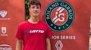 Victor Pignaton joga o Roland Garros Junior Series e busca vaga no Grand Slam do saibro