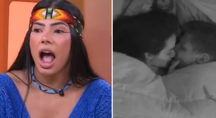 BBB 26: Eliminada, Marciele fica chocada ao descobrir beijo de Jonas e Jordana