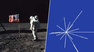 Há uma competição não oficial para criar a "bandeira da Humanidade" e o melhor design é um mapa de pulsares