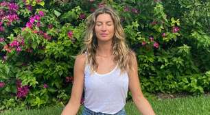 A mudança importante na rotina de Gisele Bündchen, aos 45 anos, para manter o corpo forte: 'Posso pegar meu filho e não tenho dores nas costas'