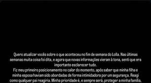 Jorginho volta a falar sobre confusão envolvendo filha e Chappell Roan: 'Foi um mal entendido'
