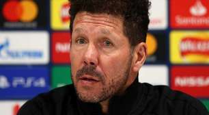 Simeone reforça objetivo do Atlético antes de jogo contra o Barcelona