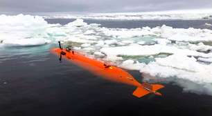 Submarino autônomo identifica estruturas desconhecidas sob plataforma de gelo na Antártida e desaparece