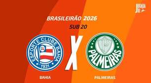 Bahia x Palmeiras (Sub-20): onde assistir, escalações e arbitragem