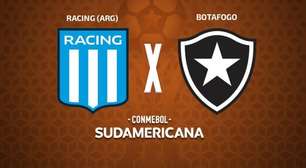 Racing x Botafogo: onde assistir, escalações e arbitragem