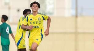Cristiano Ronaldo Júnior brilha com hat-trick no sub-16 do Al-Nassr