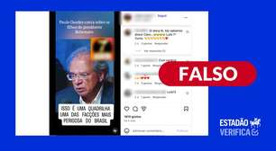 Vídeo em que Paulo Guedes fala que filhos de Bolsonaro mandavam na Presidência foi feito com IA