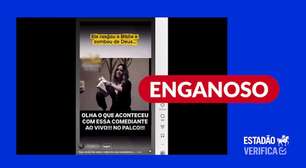 Mulher que rasgou Bíblia não é a mesma que desmaiou em show de comédia nos EUA