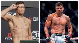 Caio Borralho esquece rivalidade e rasga elogios à nova fase de Borrachinha no UFC: 'Está de parabéns'