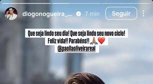 VOLTARAM? Diogo Nogueira se declara à ex, Paolla Oliveira: 'Novo ciclo'