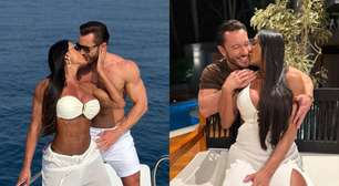 Gracyanne Barbosa celebra Dia do Beijo com declaração apaixonada para Gabriel Cardoso: 'Jamais...'