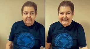 Faustão reaparece em vídeo raro ao receber novo 'membro' da família: 'Valeu a pena'