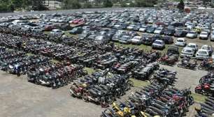 Leilão do Detran: Carros e motos com lances a partir de R$ 1.100