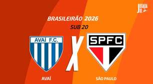 Avaí x São Paulo (Sub-20): onde assistir, escalações e arbitragem