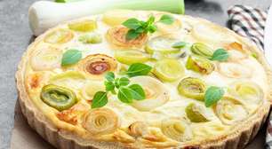 Almoço saudável: 5 receitas de quiche de vegetais fáceis e deliciosas