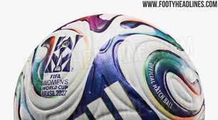 Vaza bola da Copa do Mundo Feminina de 2027; confira as imagens