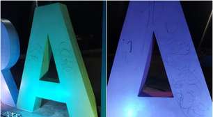 Guarda Municipal de Tramandaí prende vândalo que danificou academia e letreiro turístico