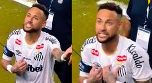 Neymar reconhece que errou ao discutir com torcedor do Santos: 'Peço desculpa a quem se ofendeu'