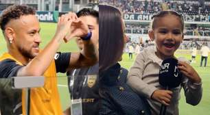 Mavie viraliza ao 'explicar' gritos da torcida do Santos por Neymar: 'Ele é famoso'