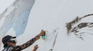 Ariano Suassuna inspira mural no Recife com releitura urbana do Movimento Armorial