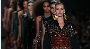 Hisha aposta no barroco mineiro com bordado refinado, véu de noiva de 10 metros e sensualidade em estreia no RioFW