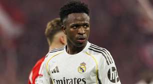 Torcedores pedem saída de Vini Jr. após queda do Real Madrid na Champions