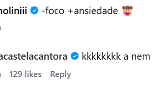 Ana Castela deixa comentário em post do ex-namorado do suposto affair de Zé Felipe: 'Casal'