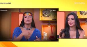 BBB 26: Jordana reage ao ver recado afrontoso de Marciele: 'Tudo isso'