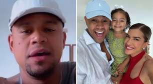 Filha de Leo Santana desaprova nome do novo irmão: 'Quem manda é ela'