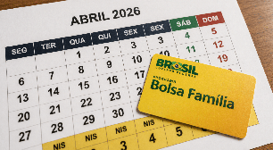Quando cai o Bolsa Família em abril de 2026 para o seu NIS