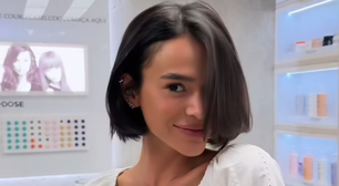 Bruna Marquezine muda visual e aposta em french bob: 'está muito curto atrás, eu tô amando'