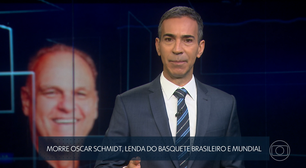 Veja como foi o anúncio da morte de Oscar Schmidt no Plantão da Globo