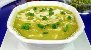 Caldo de ervilha com frango desfiado: aprenda a preparar em casa