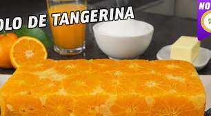 Bolo de tangerina fofinho e molhadinho, que é rápido de fazer e vai perfumar a sua cozinha