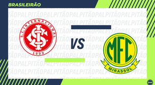 Internacional x Mirassol: prováveis escalações, arbitragem, onde assistir e retrospecto