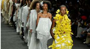 Com 10 Mirandas Priestly na Fila A, Apto 03 faz releitura de Macabéa, personagem de Clarice Lispector, no Rio Fashion Week