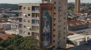 Itu ganha mural de 20 metros em homenagem ao pintor Almeida Júnior
