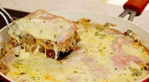 Lasanha de frigideira, uma delícia feita sem usar o forno de um jeito super fácil e rápido