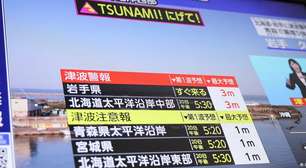 Tsunami de 80 centímetros atinge Japão após forte terremoto