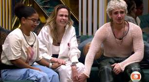 BBB 26: Juliano e Milena opinam após morte do pai de Ana Paula: 'Eu não ficaria'